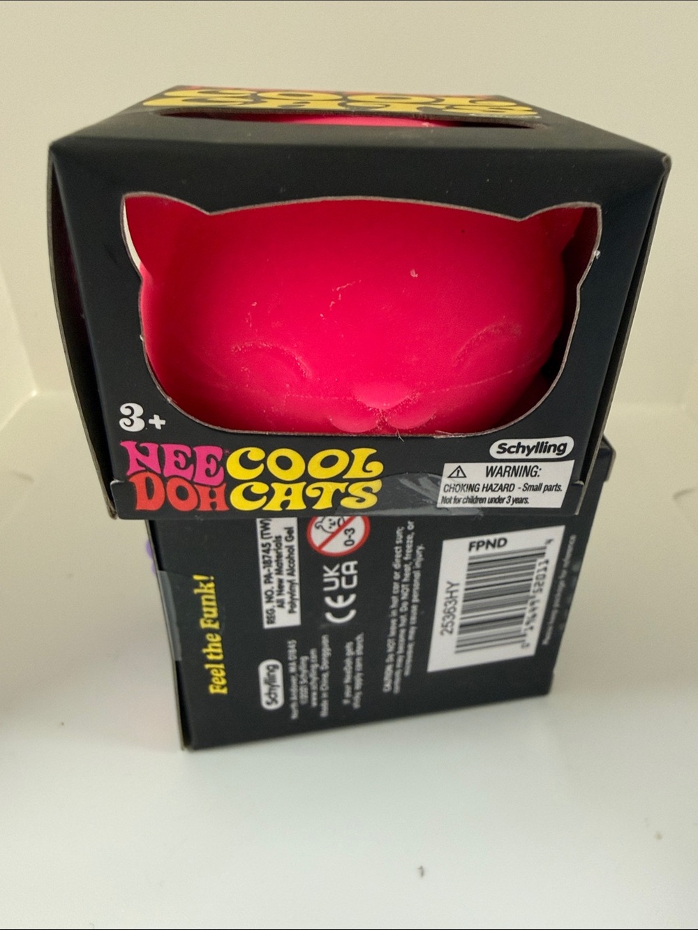 New Doh Cool Cat Fidget Toy ~ Hot Pink ~ Lot of 1 Only